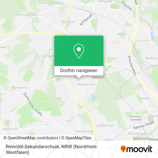 Reinoldi-Sekundarschule Karte