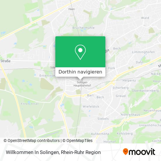 Willkommen In Solingen Karte