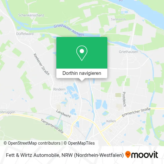 Fett & Wirtz Automobile Karte