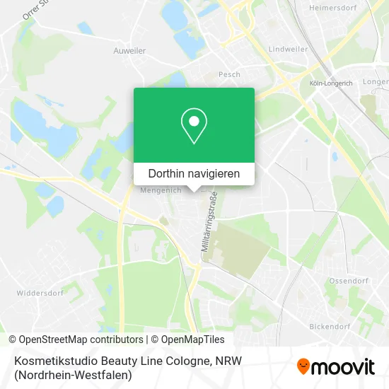 Kosmetikstudio Beauty Line Cologne Karte