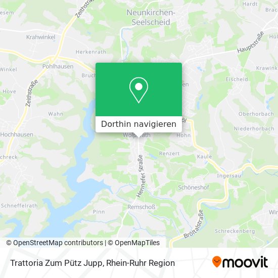Trattoria Zum Pütz Jupp Karte