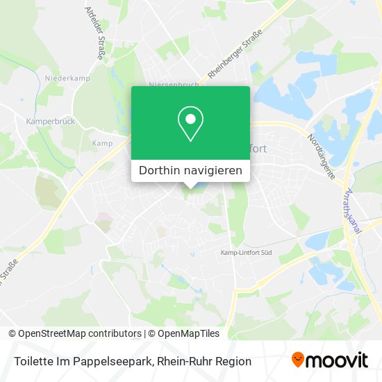 Toilette Im Pappelseepark Karte