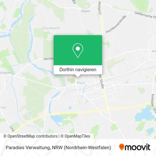 Paradies Verwaltung Karte