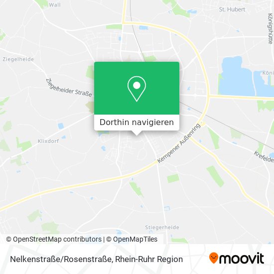 Nelkenstraße/Rosenstraße Karte