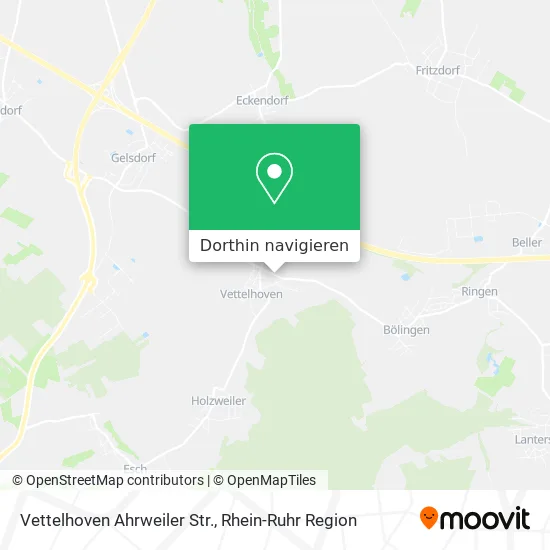 Vettelhoven Ahrweiler Str. Karte