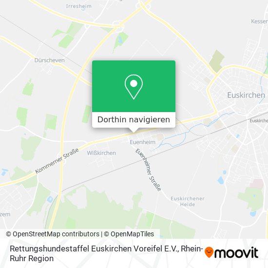 Rettungshundestaffel Euskirchen Voreifel E.V. Karte