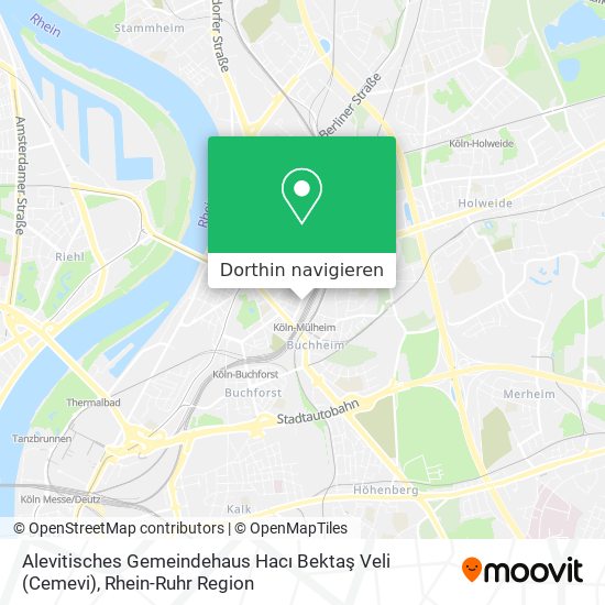 Alevitisches Gemeindehaus Hacı Bektaş Veli (Cemevi) Karte