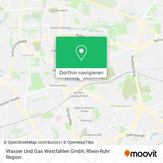 Wasser Und Gas Westfahlen Gmbh Karte