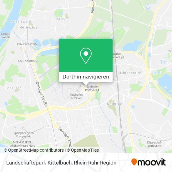 Landschaftspark Kittelbach Karte