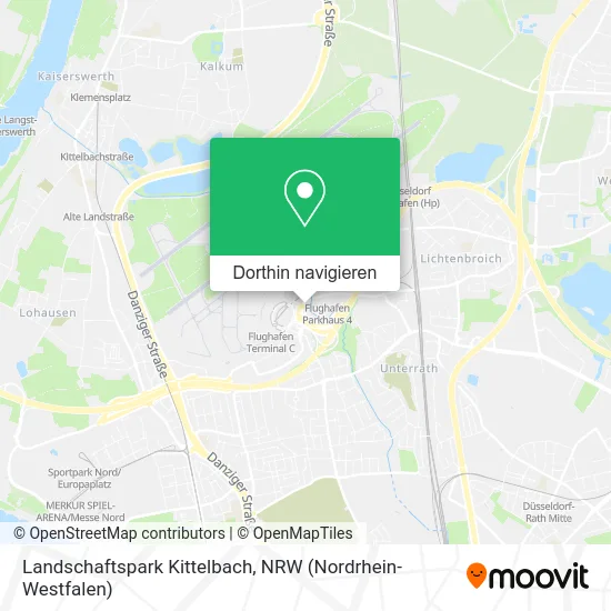 Landschaftspark Kittelbach Karte