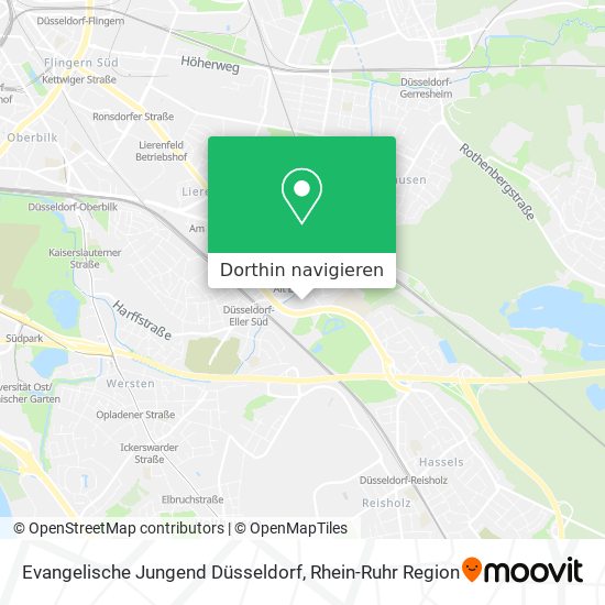 Evangelische Jungend Düsseldorf Karte