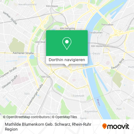 Mathilde Blumenkorn Geb. Schwarz Karte