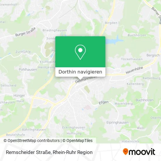 Remscheider Straße Karte