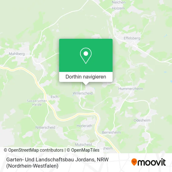 Garten- Und Landschaftsbau Jordans Karte