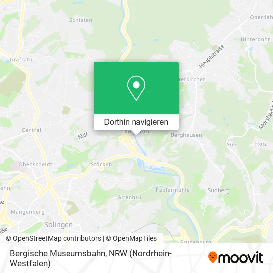 Bergische Museumsbahn Karte