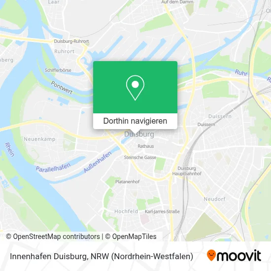 Innenhafen Duisburg Karte