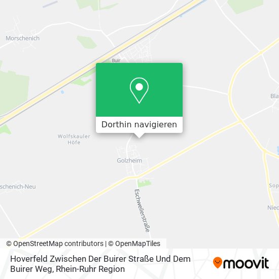 Hoverfeld Zwischen Der Buirer Straße Und Dem Buirer Weg Karte