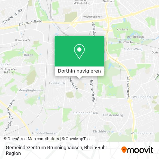 Gemeindezentrum Brünninghausen Karte