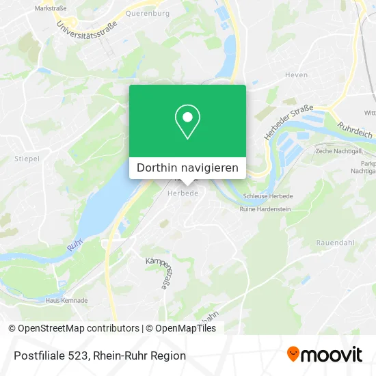 Postfiliale 523 Karte