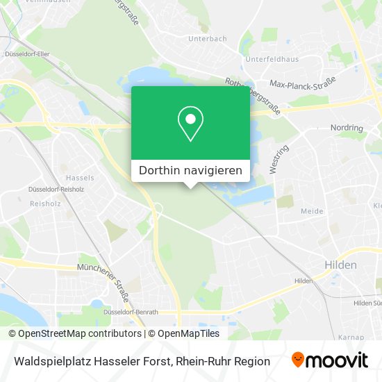 Waldspielplatz Hasseler Forst Karte