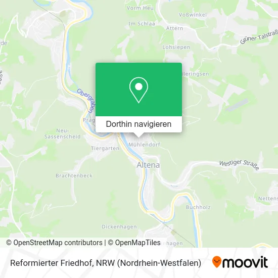 Reformierter Friedhof Karte