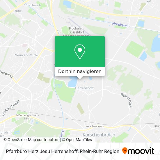 Pfarrbüro Herz Jesu Herrenshoff Karte