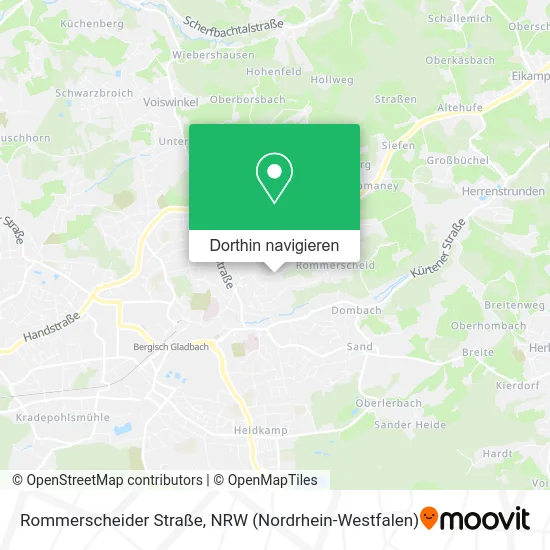 Rommerscheider Straße Karte