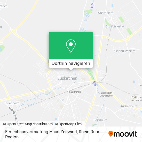 Ferienhausvermietung Haus Zeewind Karte