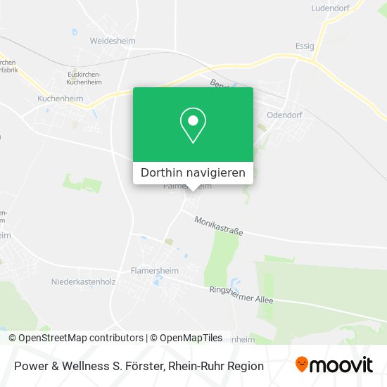 Power & Wellness S. Förster Karte