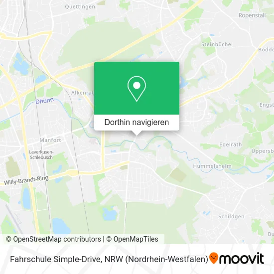 Fahrschule Simple-Drive Karte