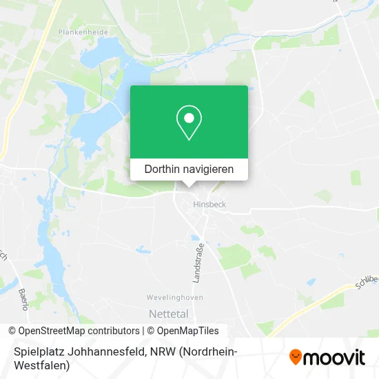 Spielplatz Johhannesfeld Karte