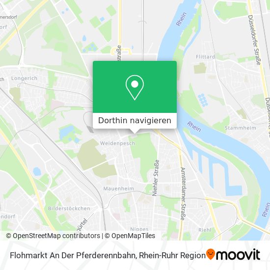 Flohmarkt An Der Pferderennbahn Karte