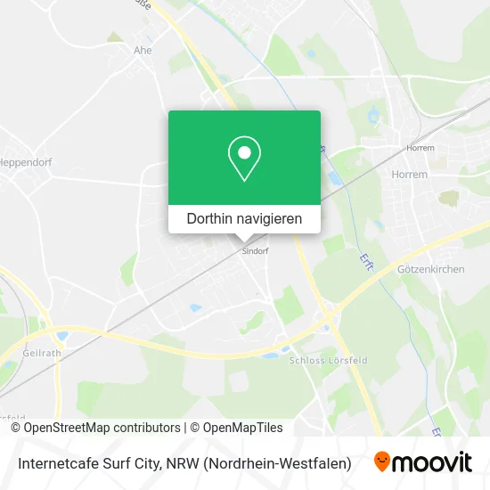 Internetcafe Surf City Karte