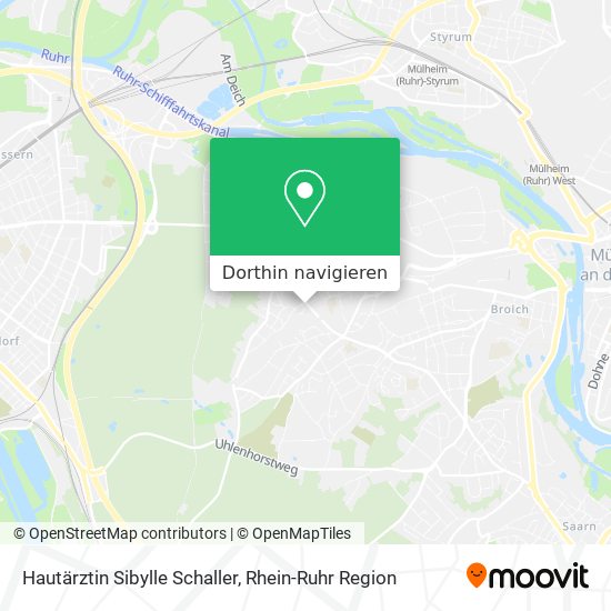 Hautärztin Sibylle Schaller Karte