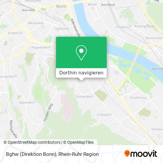 Bghw (Direktion Bonn) Karte