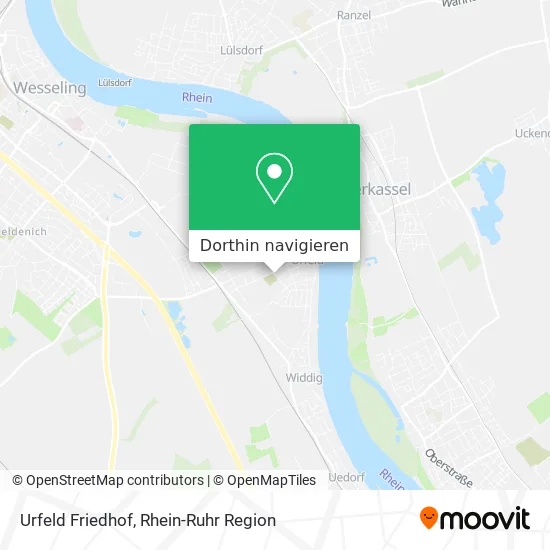 Urfeld Friedhof Karte