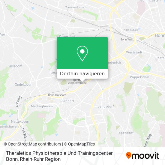 Theraletics Physiotherapie Und Trainingscenter Bonn Karte