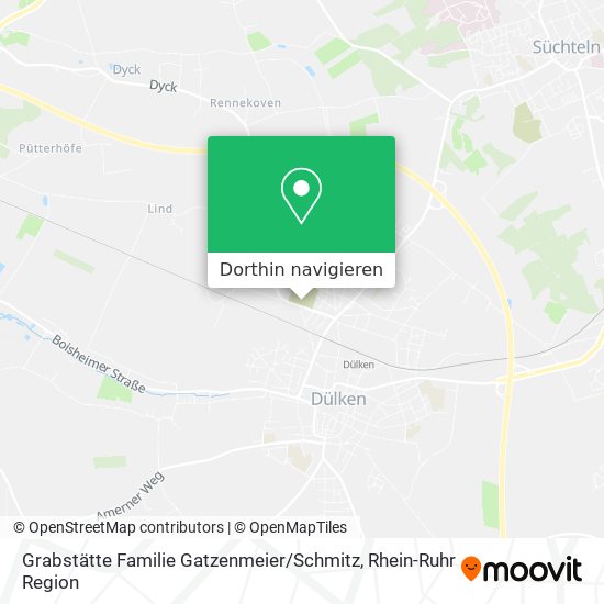 Grabstätte Familie Gatzenmeier / Schmitz Karte