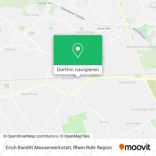 Erich Banditt Messerwerkstatt Karte