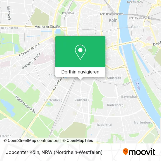 Jobcenter Köln Karte