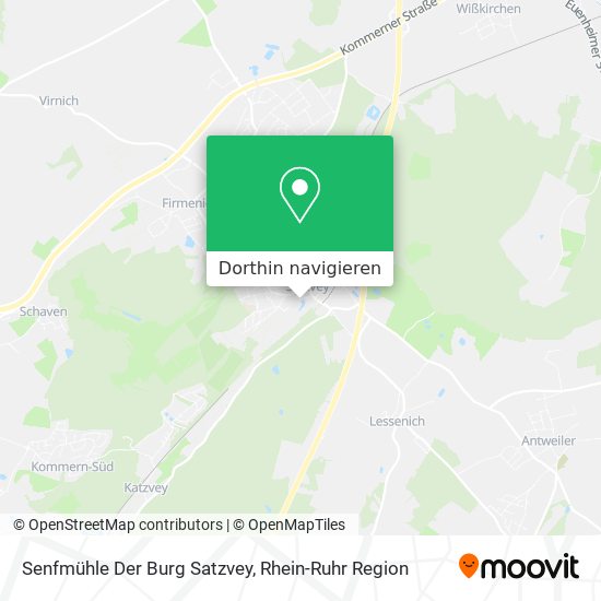 Senfmühle Der Burg Satzvey Karte