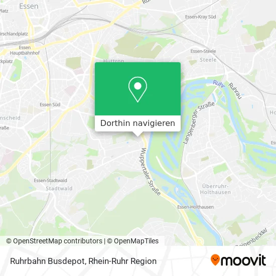 Ruhrbahn Busdepot Karte