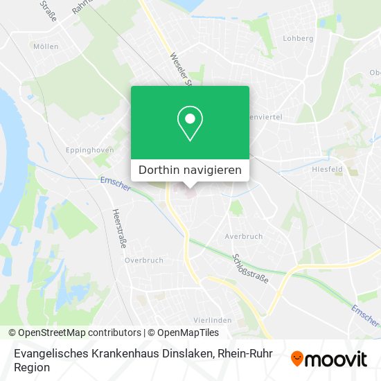 Evangelisches Krankenhaus Dinslaken Karte