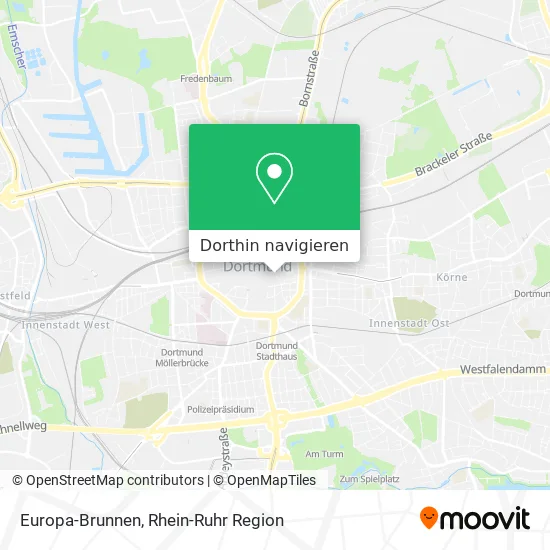 Europa-Brunnen Karte