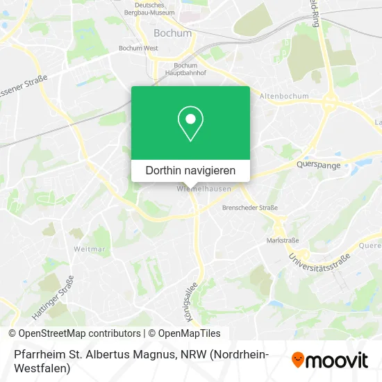 Pfarrheim St. Albertus Magnus Karte