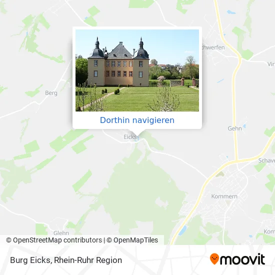 Burg Eicks Karte