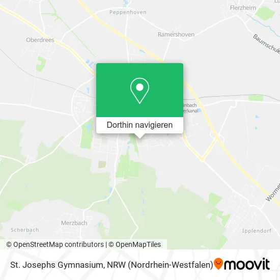 St. Josephs Gymnasium Karte