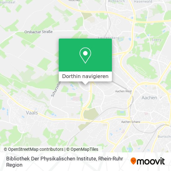 Bibliothek Der Physikalischen Institute Karte