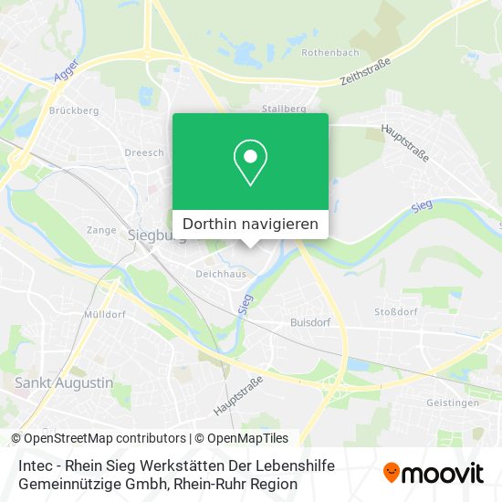 Intec - Rhein Sieg Werkstätten Der Lebenshilfe Gemeinnützige Gmbh Karte