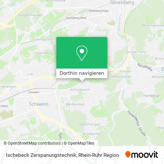 Ischebeck Zerspanungstechnik Karte